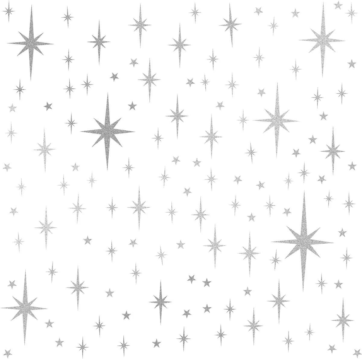 Retro Starburst Wall Decals Star Wall Stickers Atomic Stars Celestial Decor